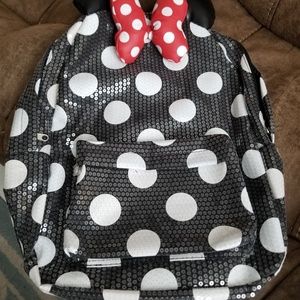 Minnie Mouse Sequin Polka Dot Backpack